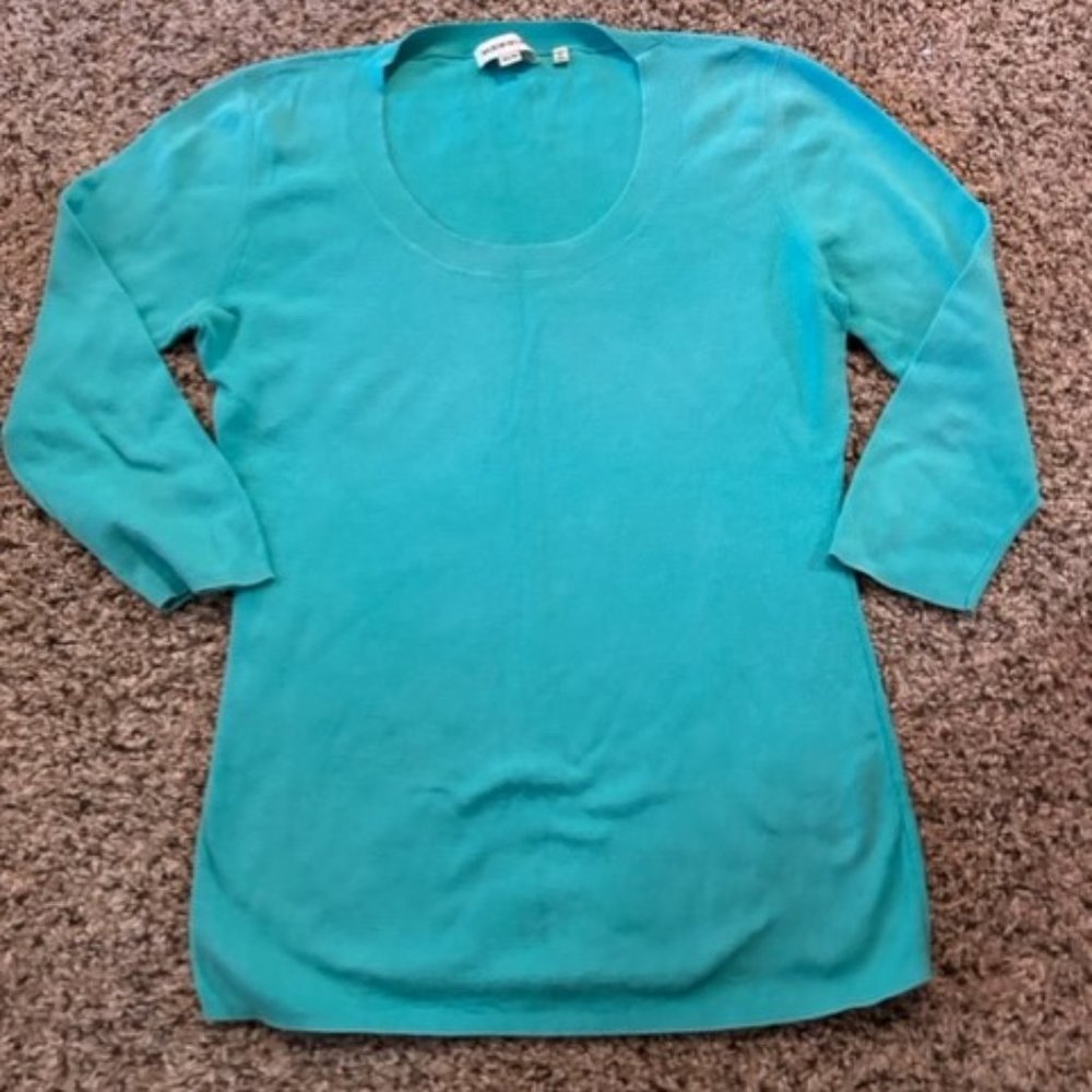 Repeat brand mint green scoop neck sweater